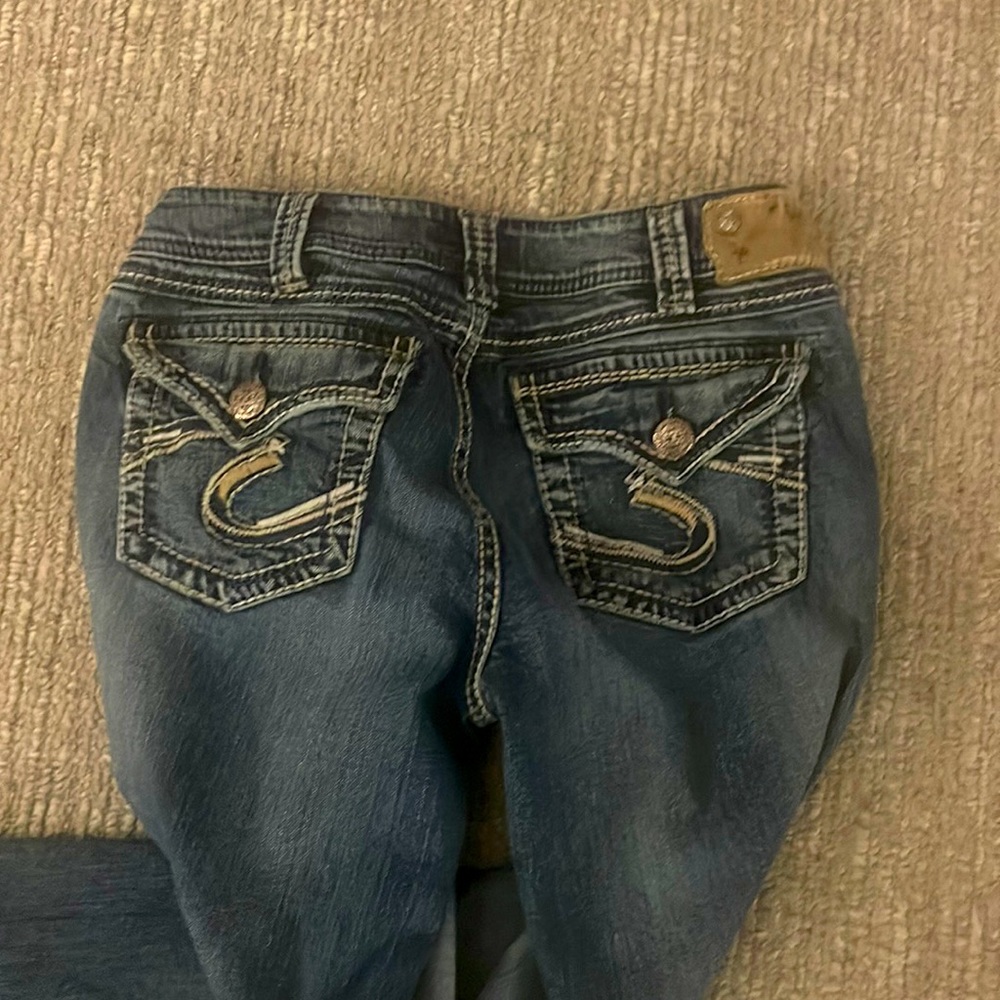 Silver jeans